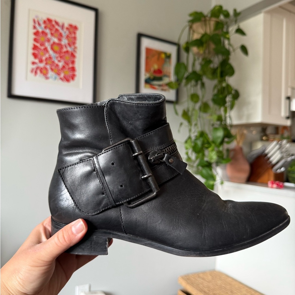 Genuine Leather Ankle Boots